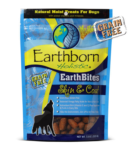 Earthborn Holistic® EarthBites Skin & Coat Treats, 7.5 oz.