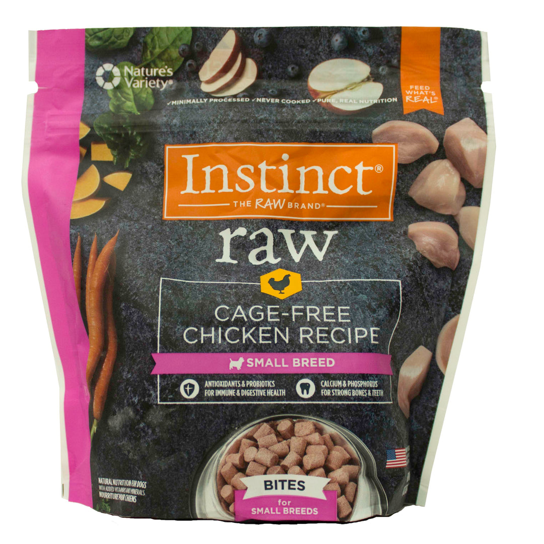 Instinct Raw Cage-Free Chicken Recipe Bites- 8 oz.