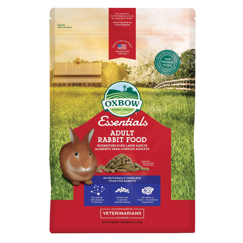 Oxbow Essentials Adult Rabbit Food, 5 LB