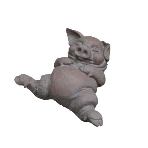 Face Up Pig Statue