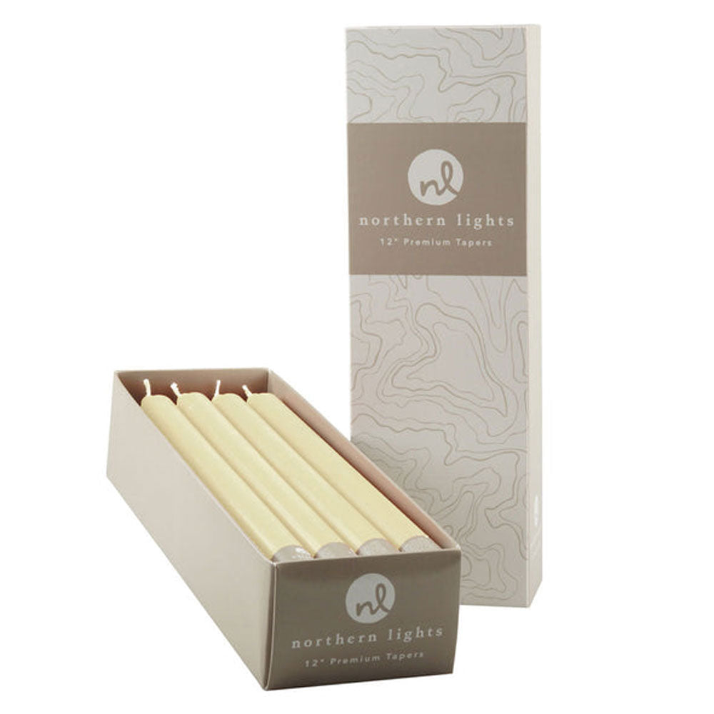 Northern Lights, Ivory 12" Taper, Sold Individually