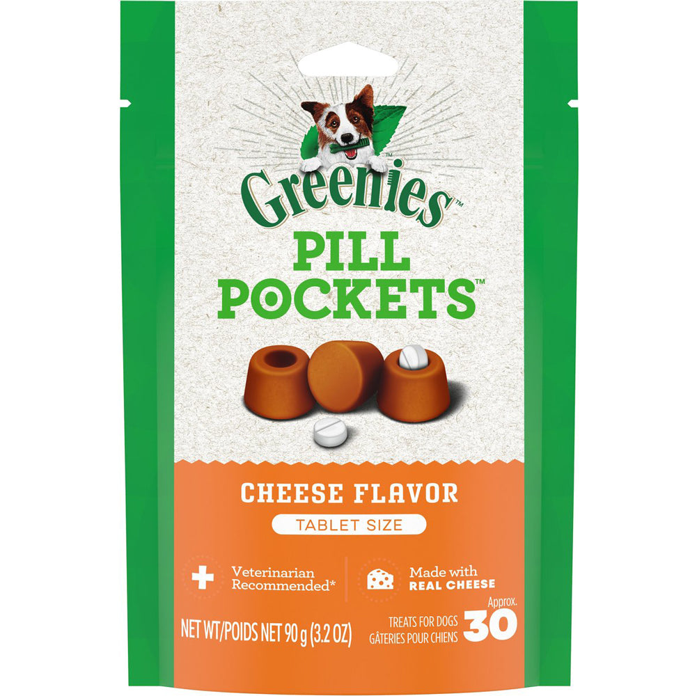 Greenies, Pill Pockets Canine Cheese Flavor Dog Treats, 7.9 oz.