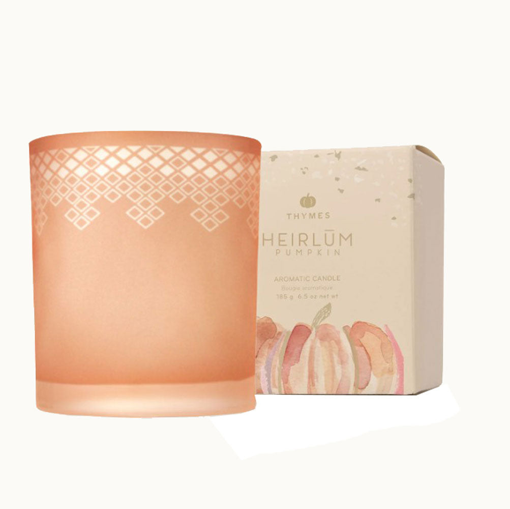 Thymes, Heirlum Pumpkin Poured Candle, 6.5 oz.