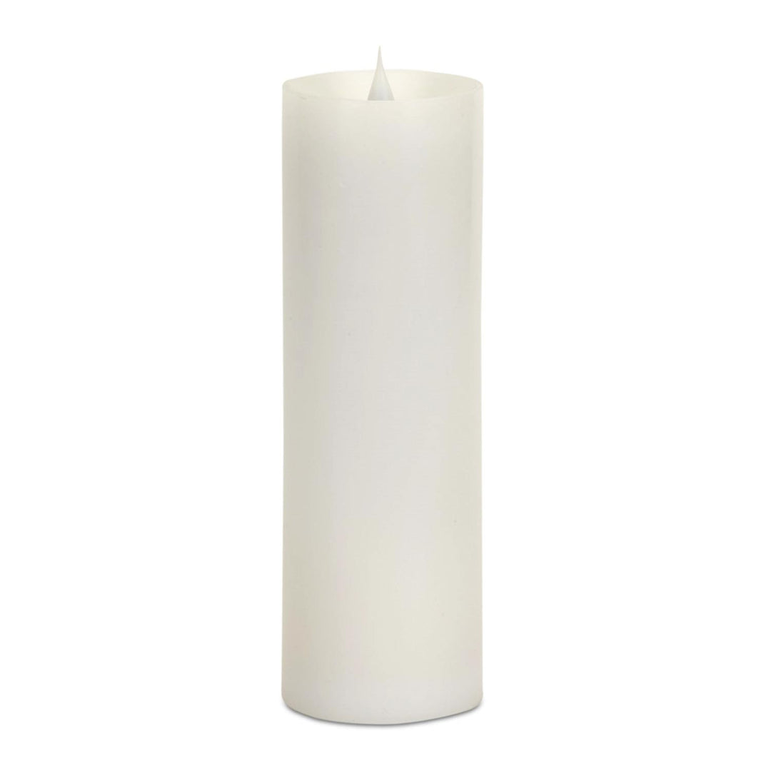 Simplux LED Pillar Candle 3" D x 9" H, White