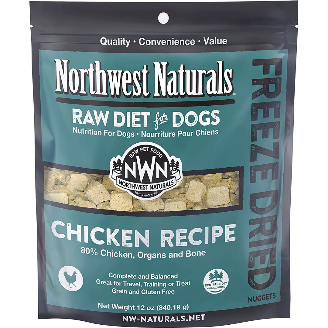 Northwest Naturals Freeze Dried Chicken Nuggets, Dog Food, 12 Oz