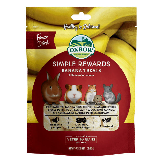 Oxbow Simple Rewards Banana Treats