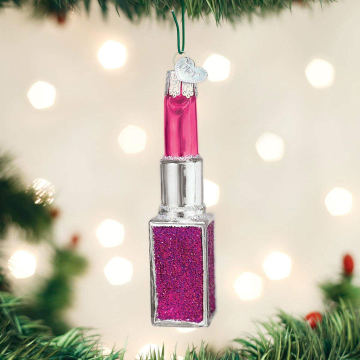 Old World Christmas Lipstick Ornament