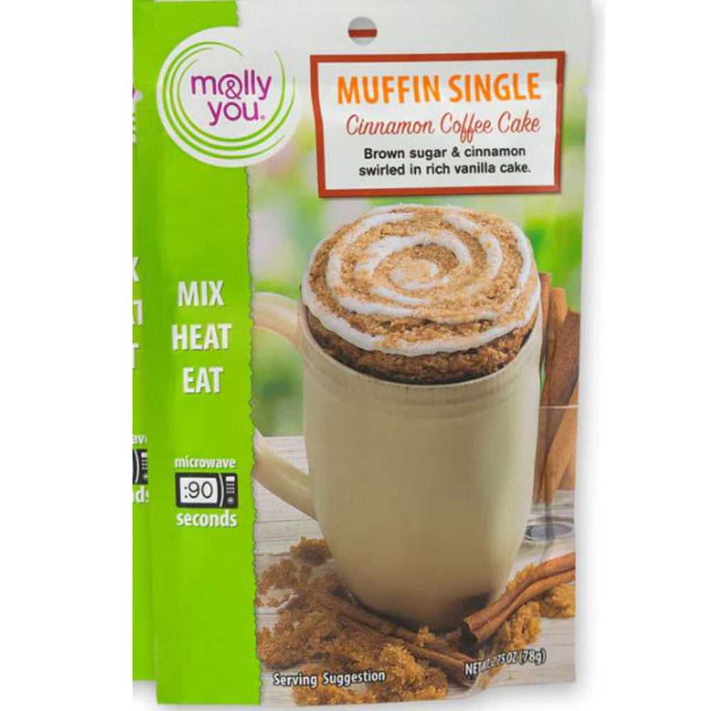 Molly & You, Cinnamon Coffee Mug Cake Mug Cake, Single Serve
