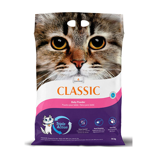 Classic Clumping Litter Baby Powder-14 lbs