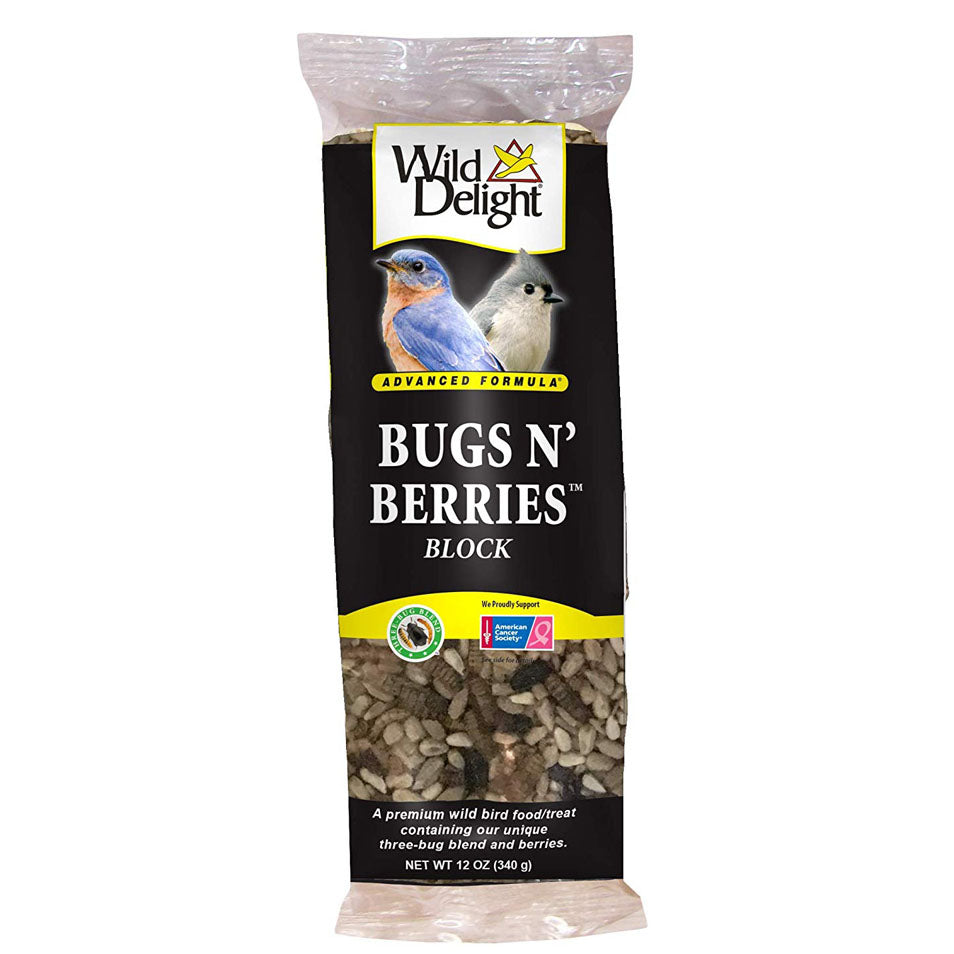 Wild Delight Bugs N' Berries Block, 12 oz