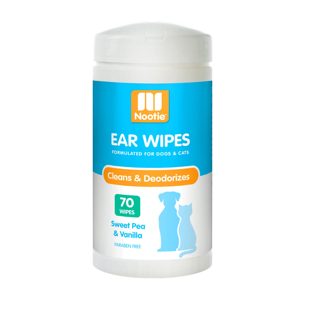 Nootie Pet Ear Wipes, Sweet Pea & Vanilla 70 Count