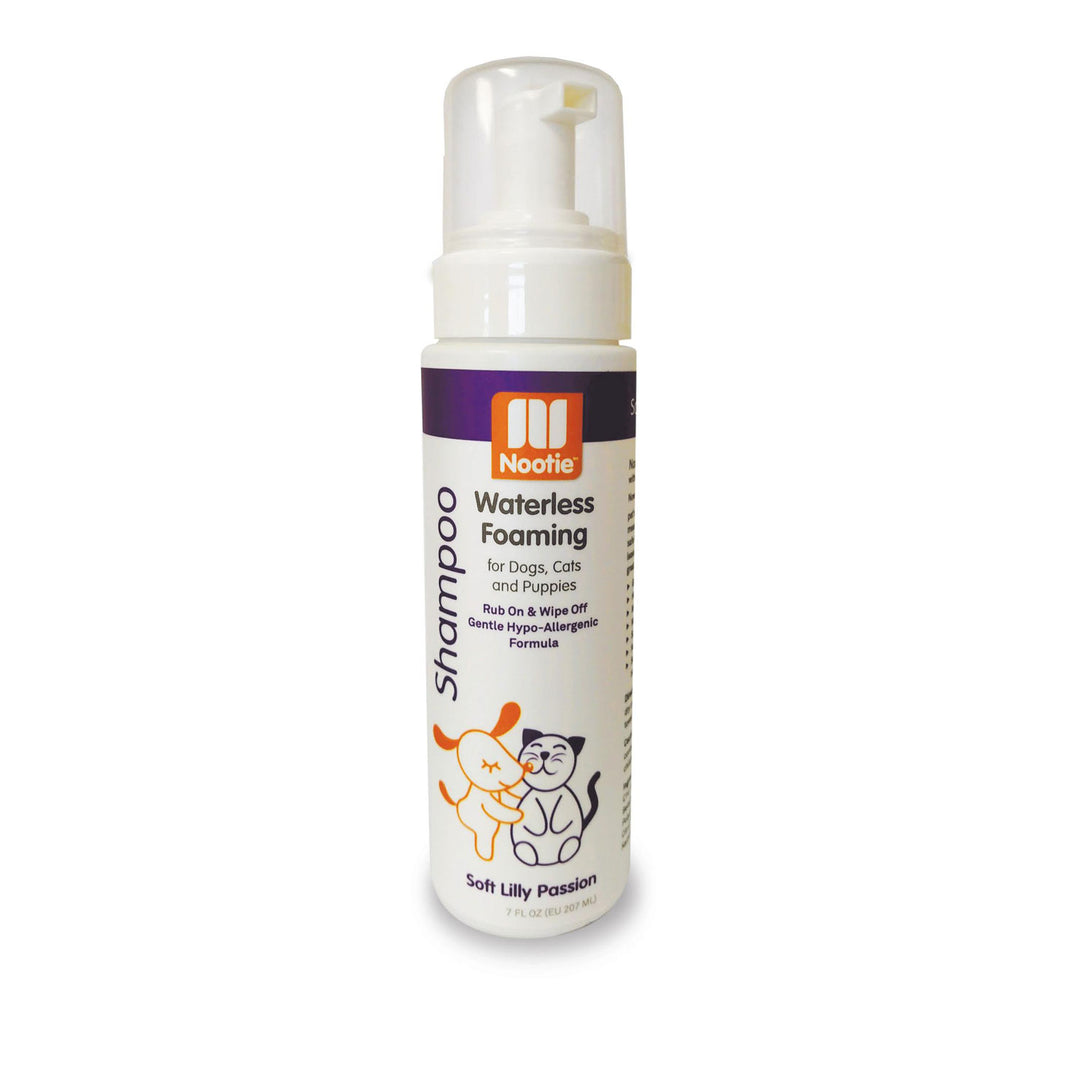 Nootie Waterless Foaming Pet Shampoo, Soft Lily Passion 7 Fl. Oz.