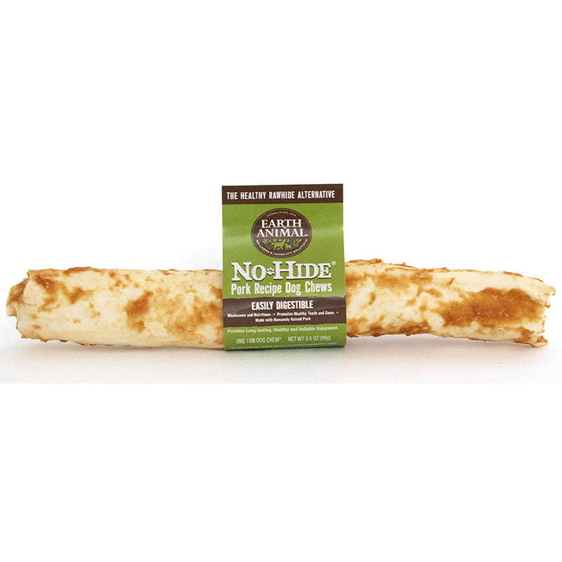Earth Animal No-Hide, 7" Dog Chew, Pork