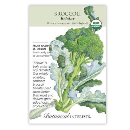Broccoli, Belstar (Organic) Botanical Interests Seeds