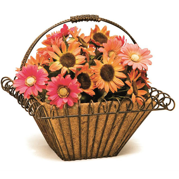 Mini Square Basket w/Coco Liner