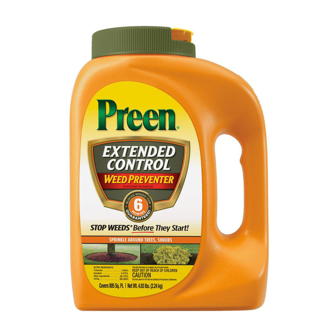 Preen Extended Control Weed Preventer, 4.93 LB