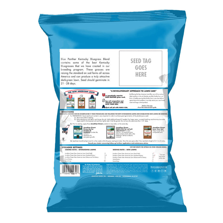 Jonathan Green Blue Panther® Kentucky Bluegrass Grass Seed, 25 lb.