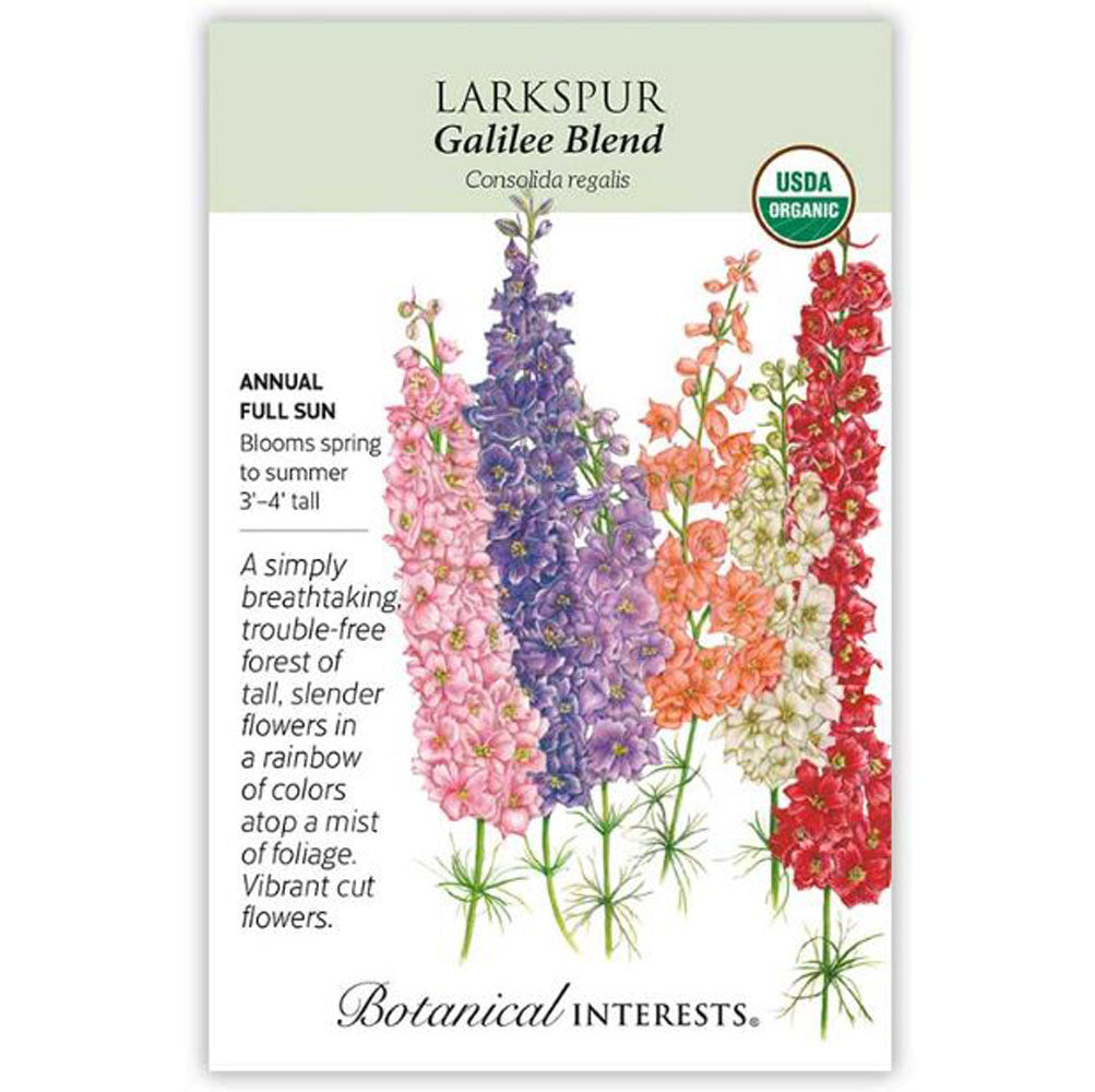 Botanical Interests, Lakspur Galilee Organic