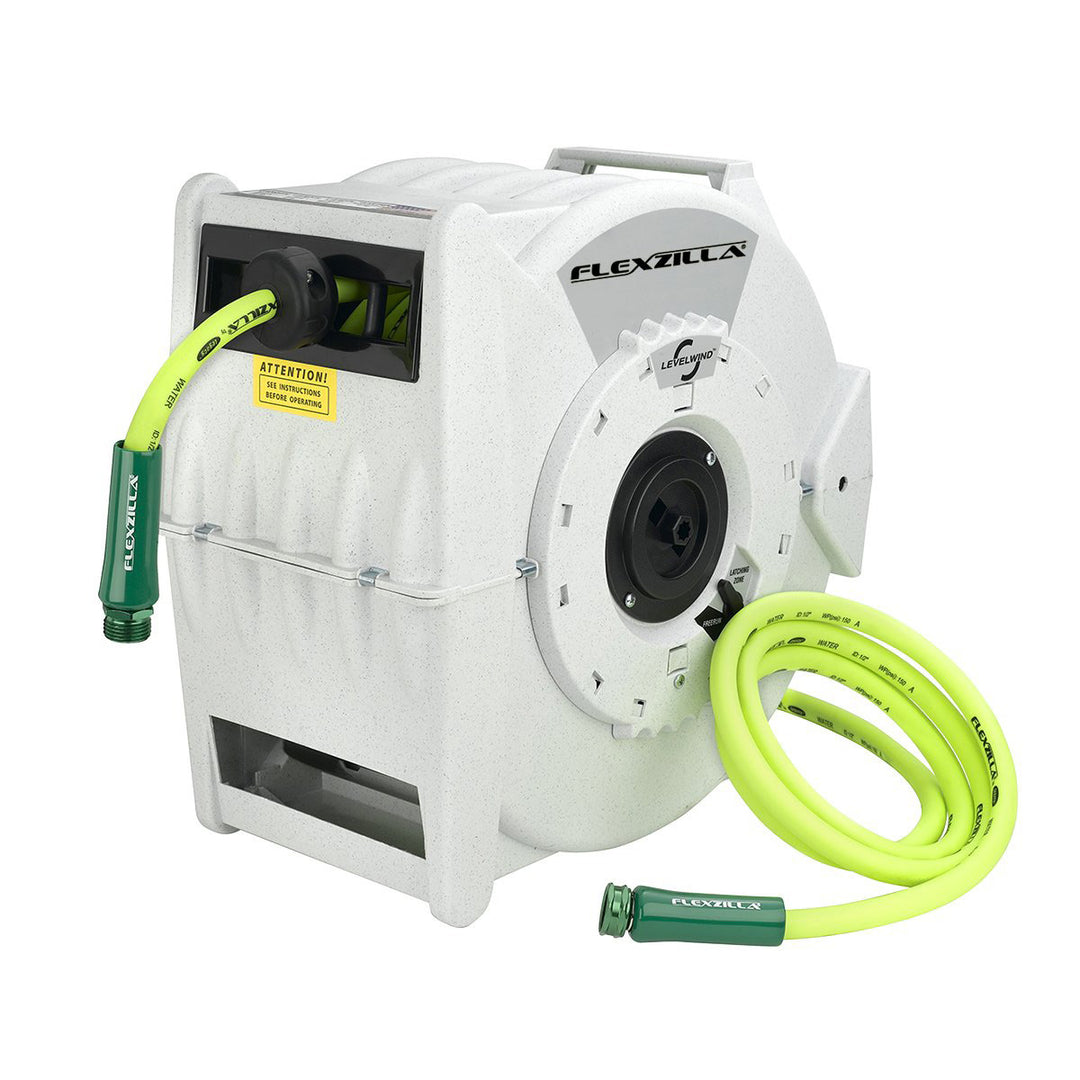 Flexzilla Retractable Water Hose Reel, 1/2" x 70'