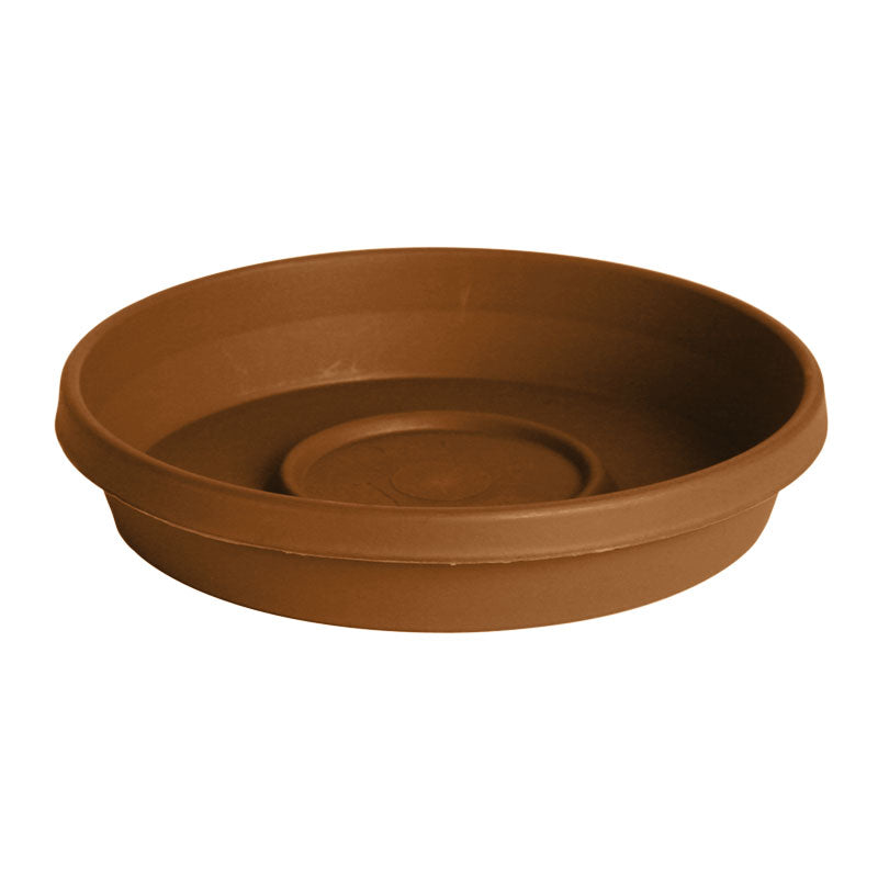 Bloem Terra Plastic Saucer, Terra Cotta, 4 in.