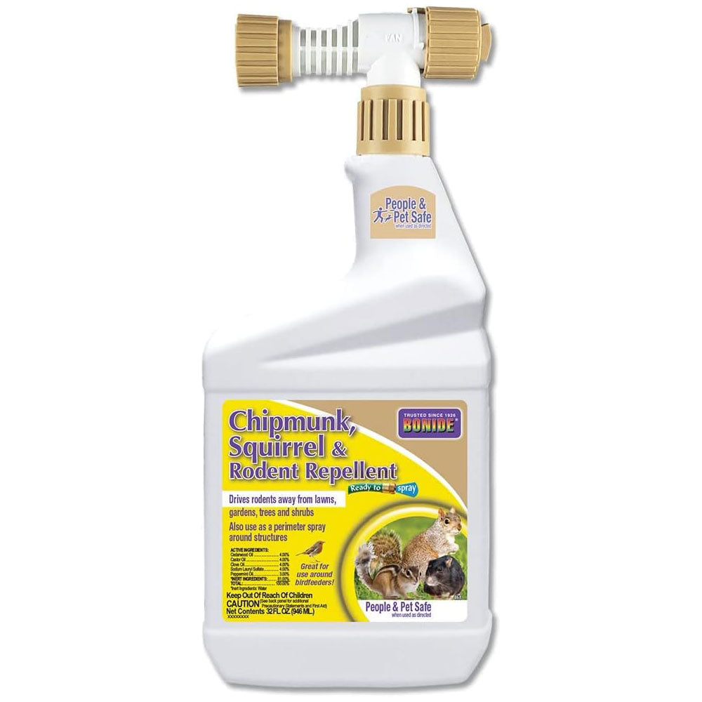 Bonide Chipmunk, Squirrel & Rodent Repellent, 32 oz