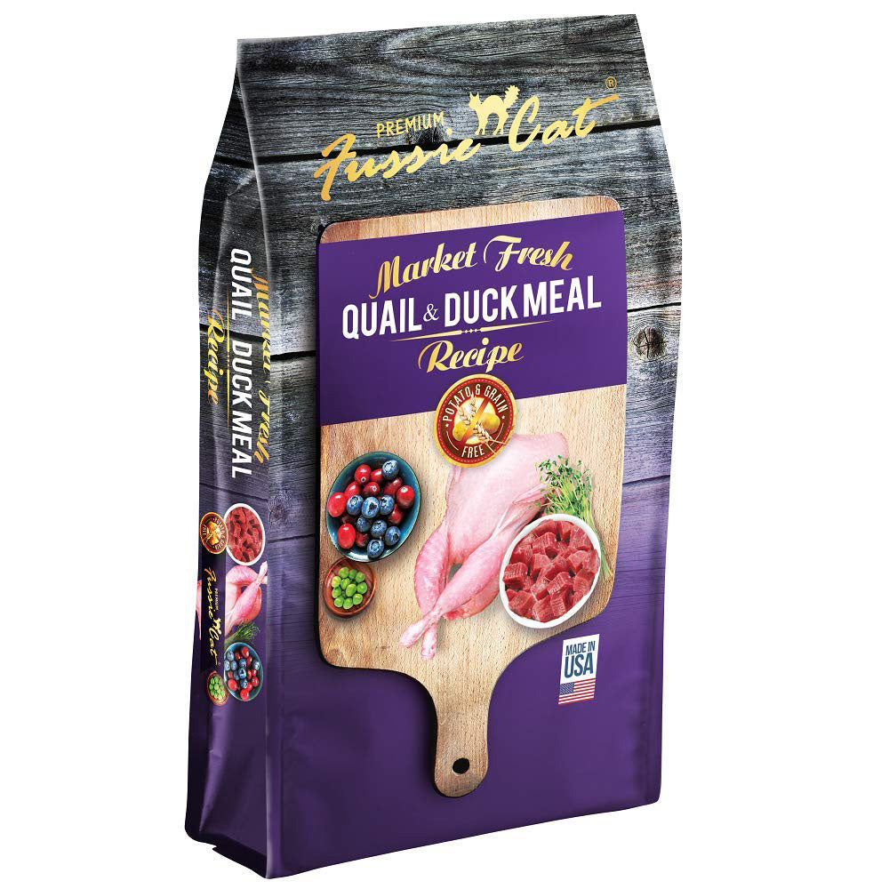 Fussie Cat Market Fresh Quail & Duck Meal Cat Food, 2 LB