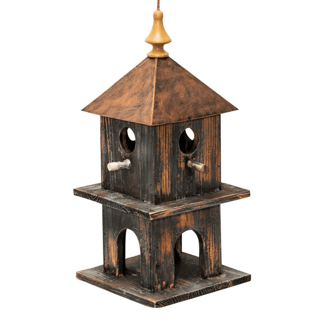 Alpine Artful Orange Birdhouse