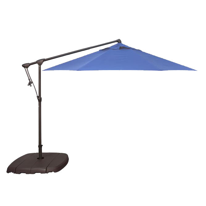 Treasure Garden Cantilever 10' Umbrella, Bronze Finish, Blue Sky Fabric
