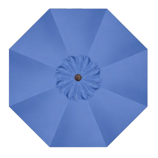 Treasure Garden Cantilever 10' Umbrella, Bronze Finish, Blue Sky Fabric