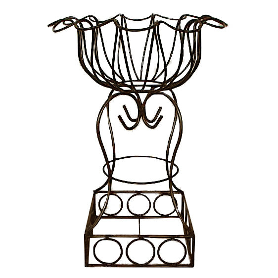 Tulip Planter Stand, Bronze, Small