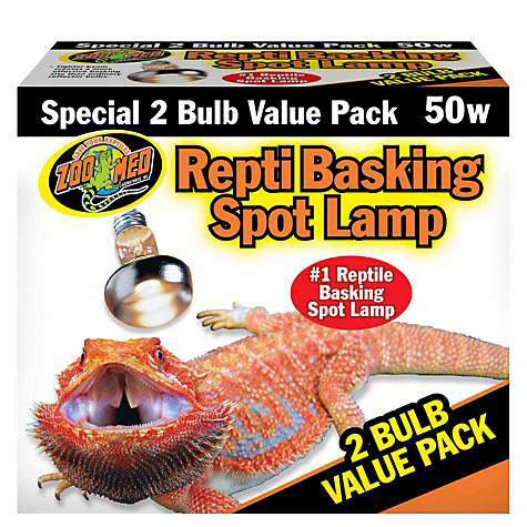Repti Basking Spot® Lamp, 50 Watt, 2 Bulb Value Pack