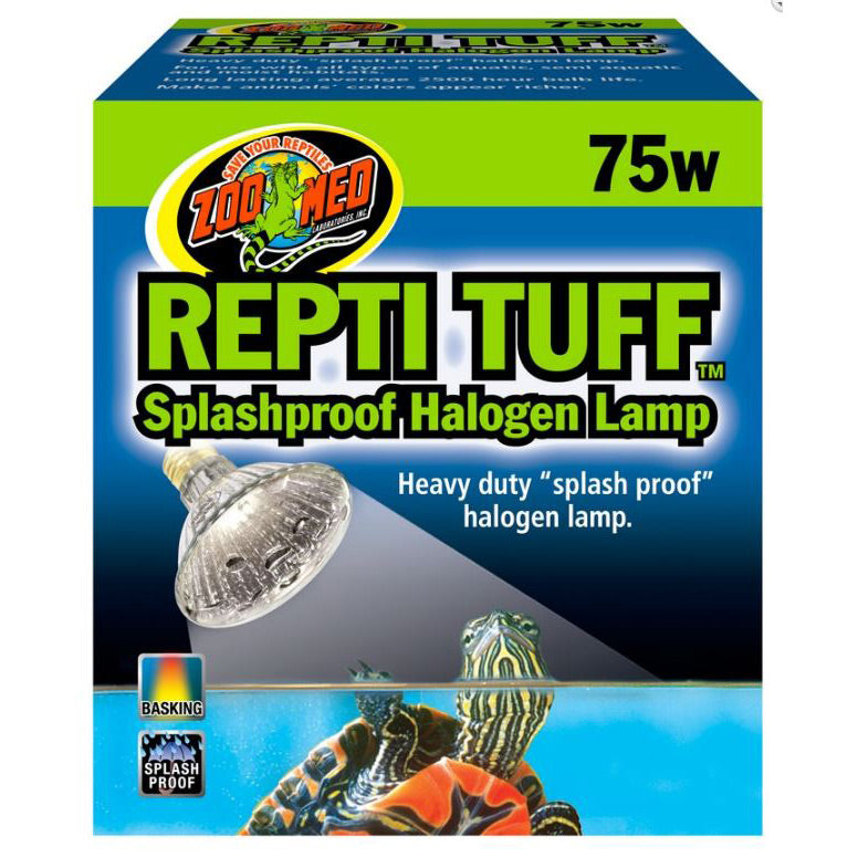 Repti Tuff Splashproof Halogen Lamp, 75 Watt