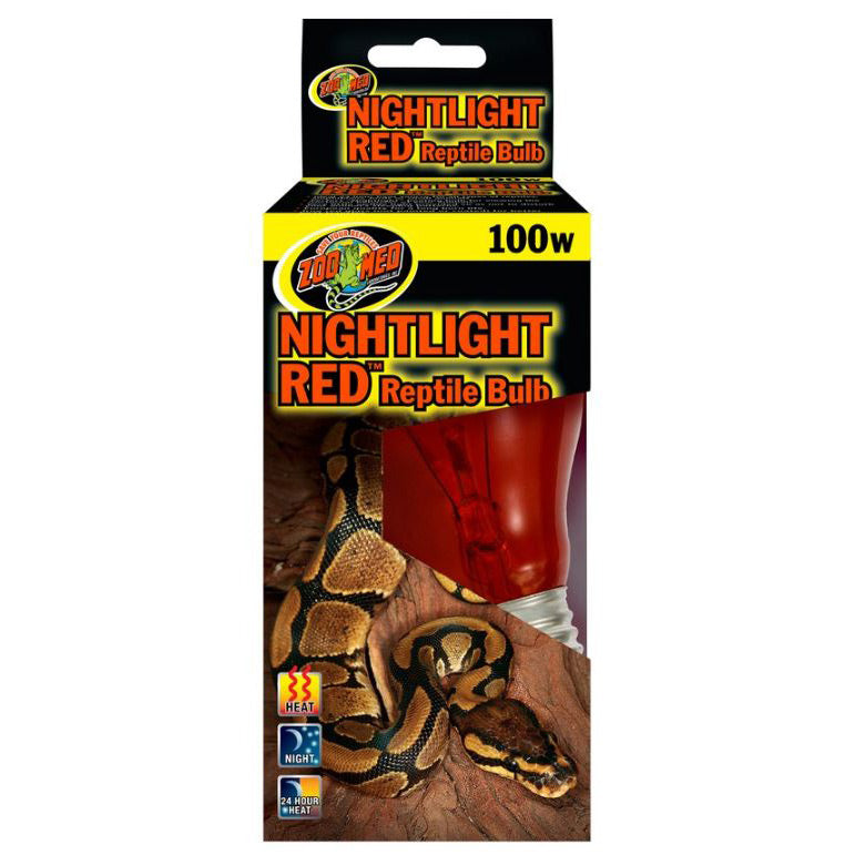 Nightlight Red Reptile Bulb, 100 Watt