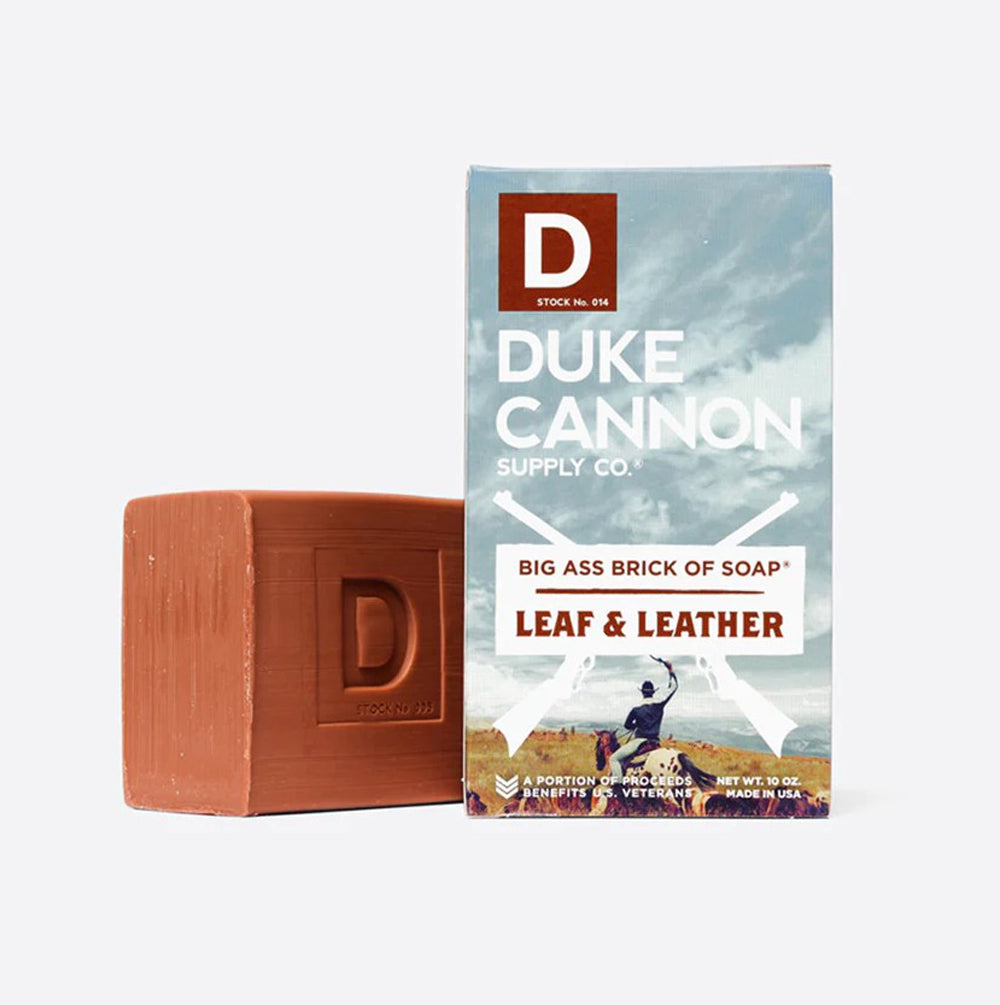 Duke Cannon, Leaf & Leather Soap, 10 oz.