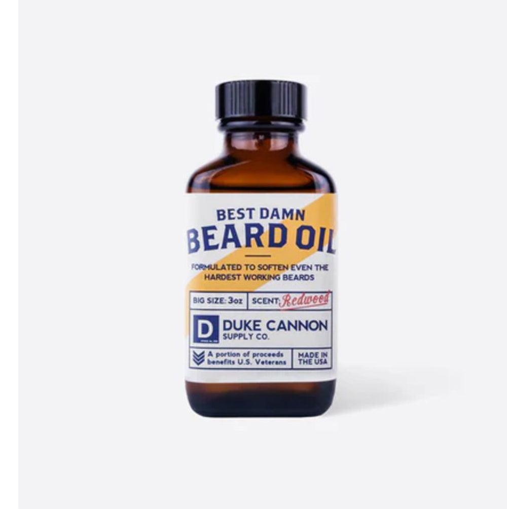 Duke Cannon, Best Damn Beard Oil, 3 oz.