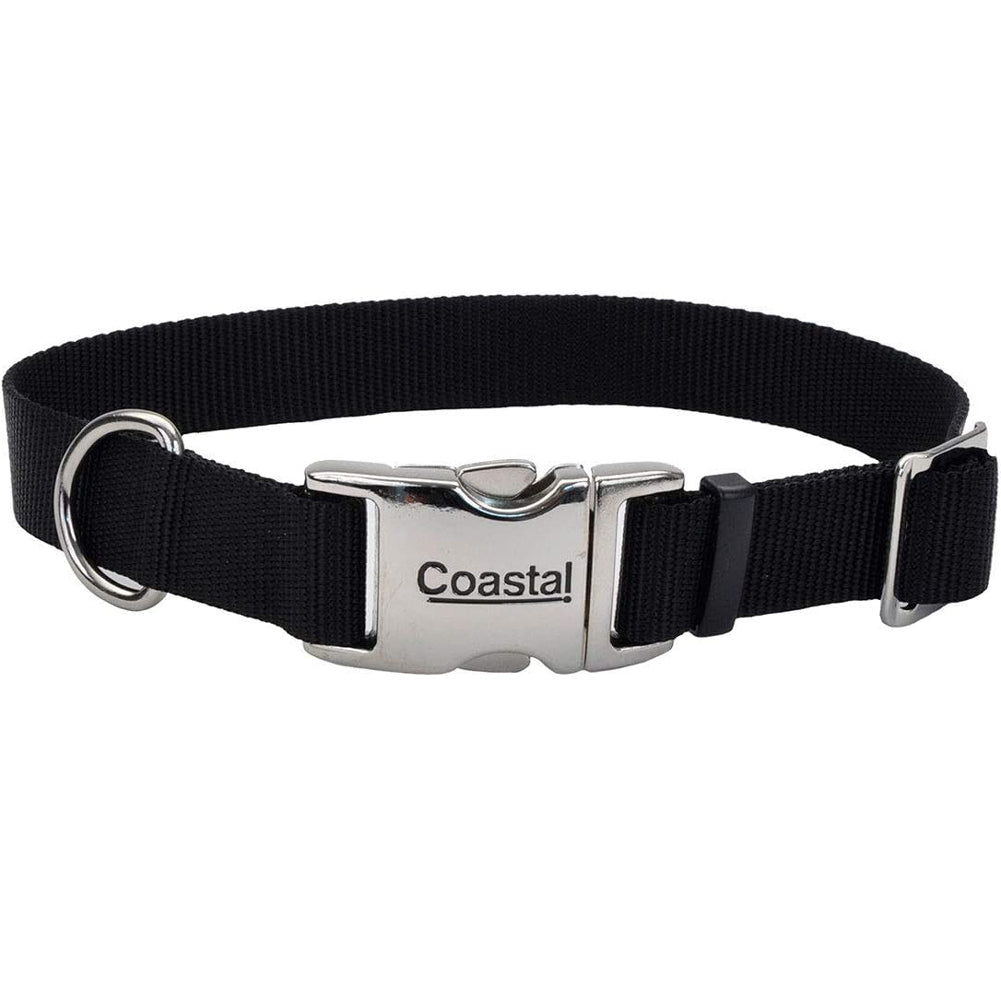 Coastal Pet, Titan Metal Collar, 3/4", Black