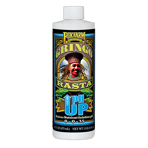 FoxFarm Gringo Rasta pH UP Liquid Nutrients, 1-Pint