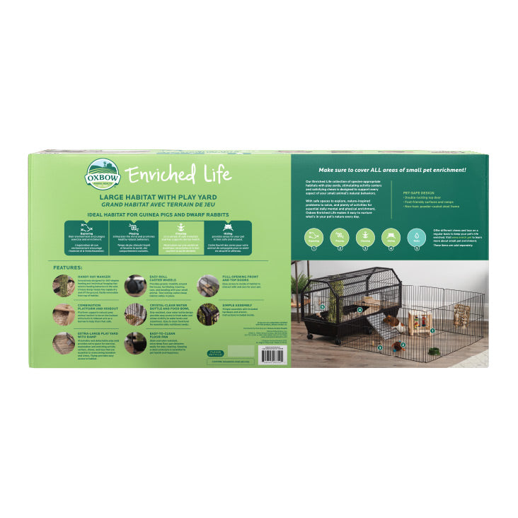 Oxbow Large Habitat with Play Yard, 40"