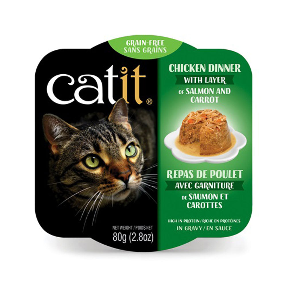 Catit, Chicken Dinner W/Salmon & Carrot