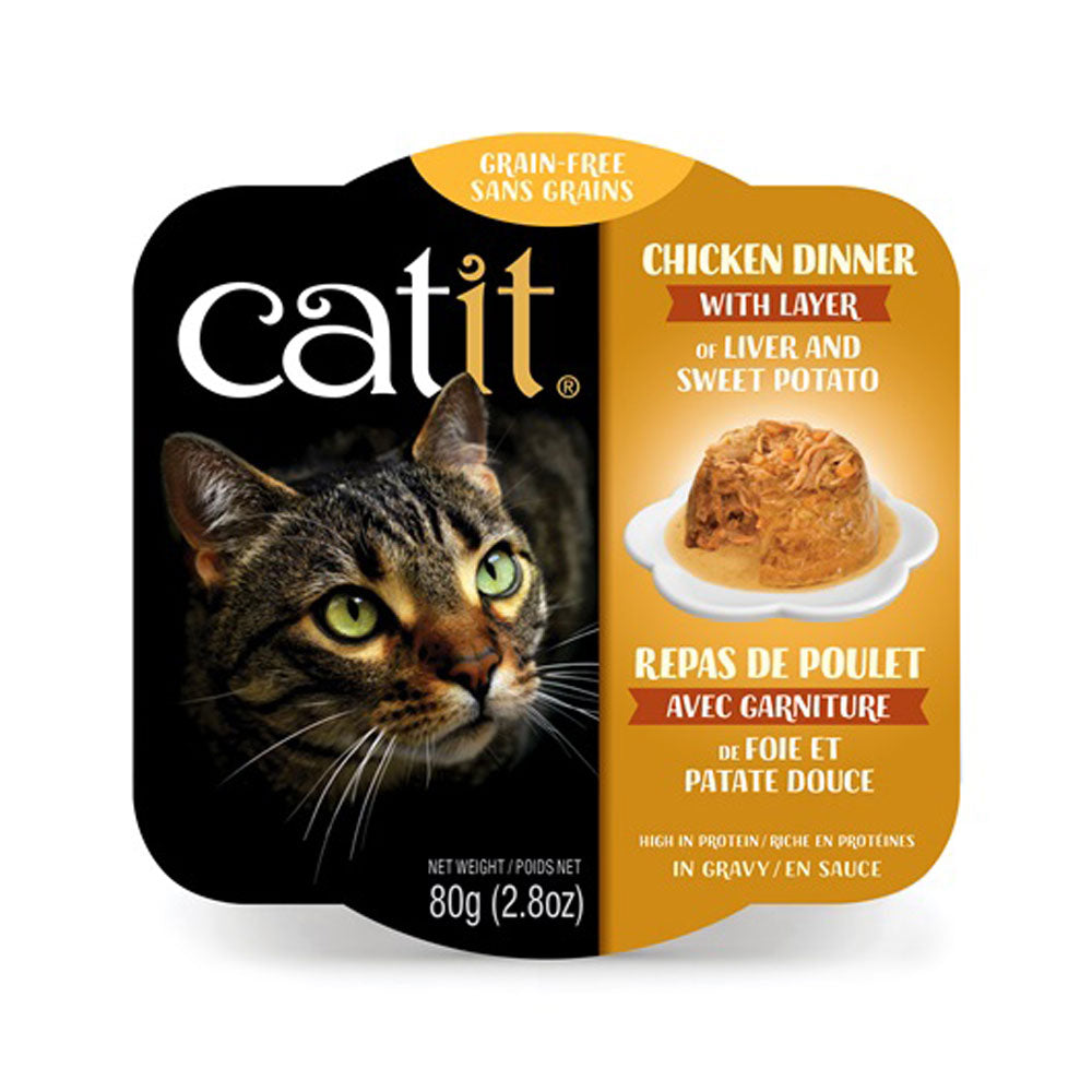Catit, Chicken Dinner W/Liver & Sweet Potato