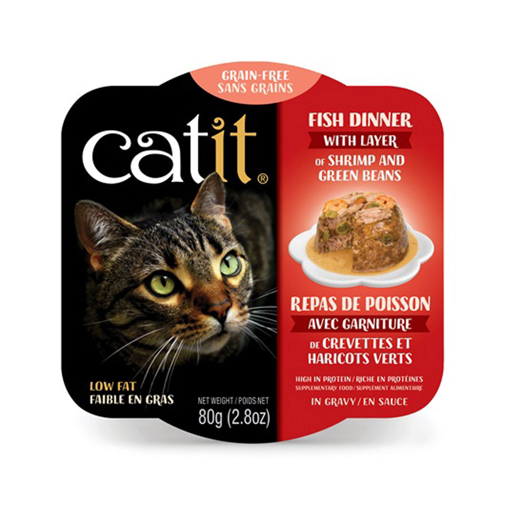 Catit, Fish Dinner W/Shrimp & Green Beans
