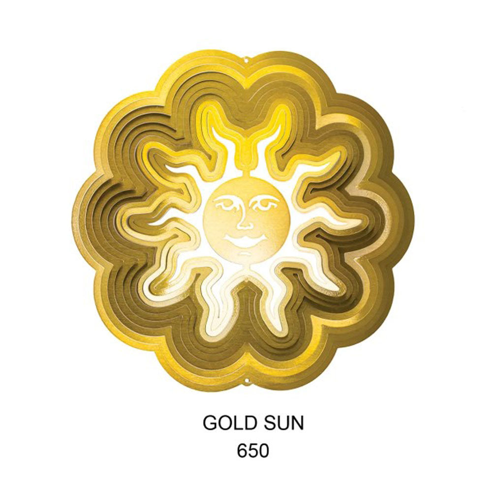 SPINFINITY DESIGNS GOLD SUN SPINNER 12"/LRG
