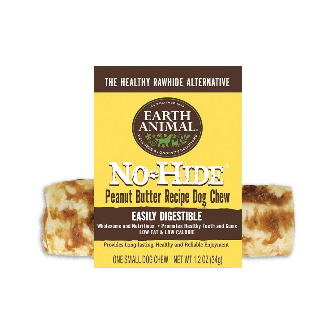 Earth Animal No Hide Peanut Butter Dog Chew, 4"