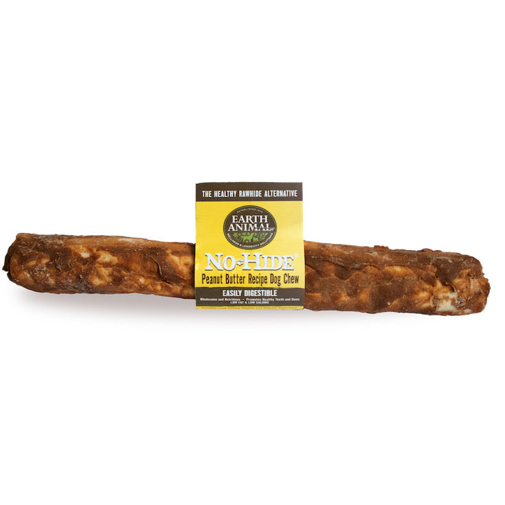 Earth Animal No Hide Peanut Butter Dog Chew, 11"