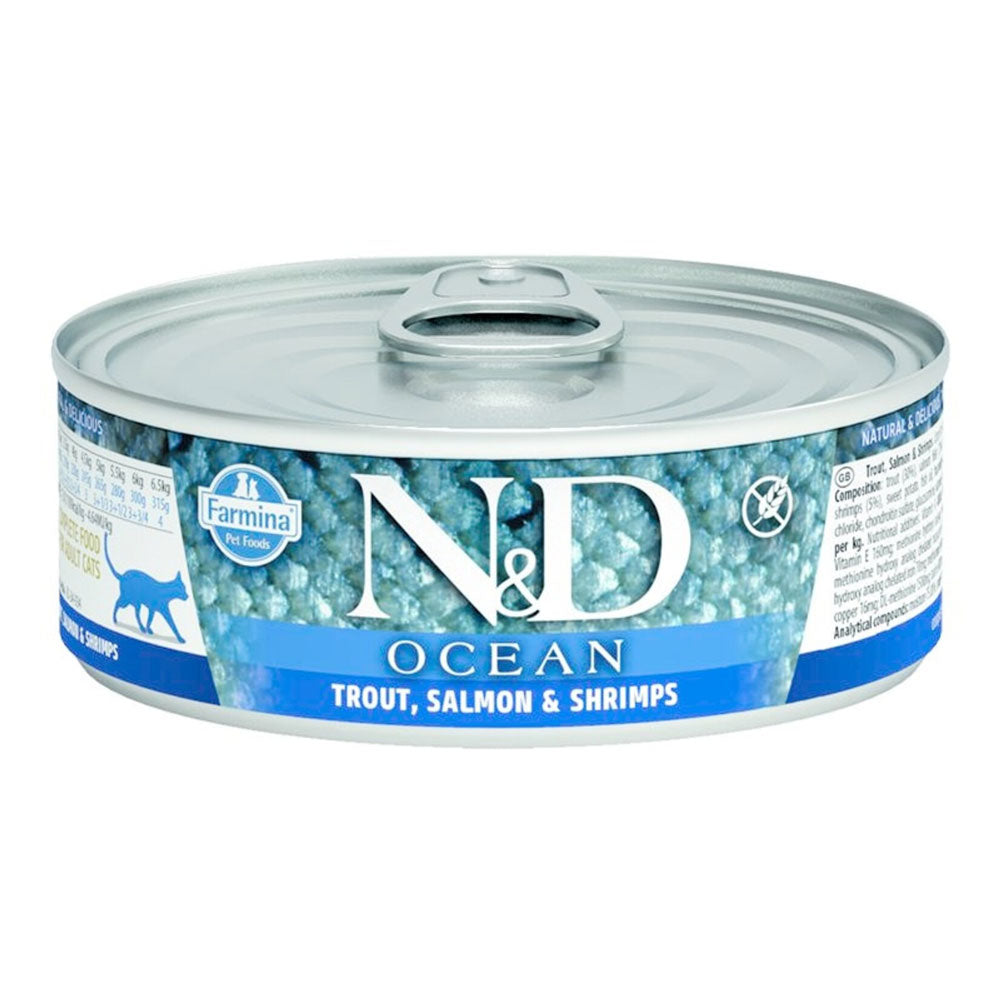 N&D, Ocean Trout & Salmon, 2.8 oz.