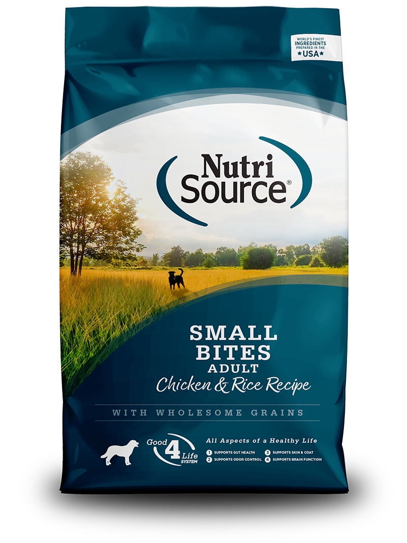 NutriSource, Adult Chicken & Rice Small Bites Dog Food