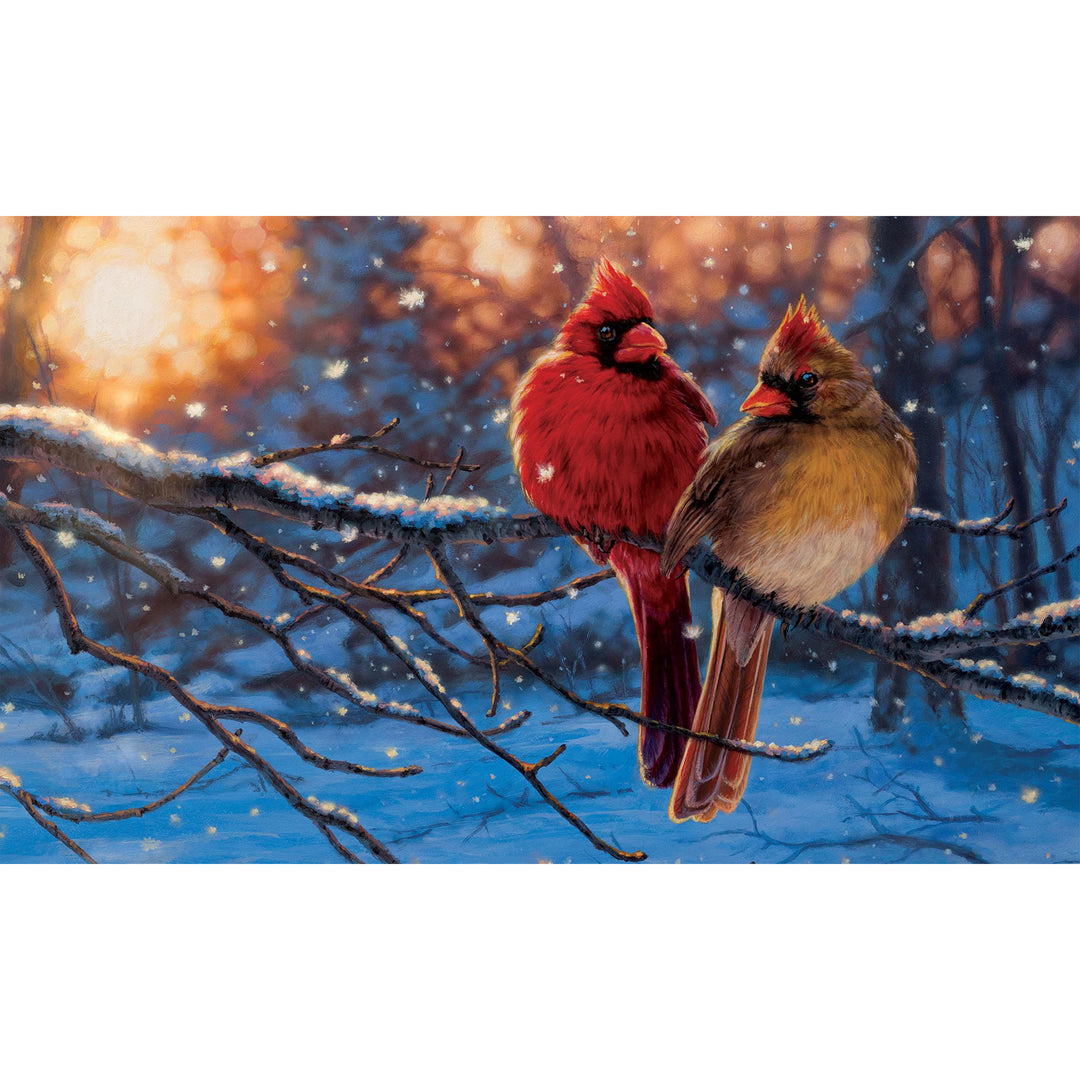 Winter Reds Doormat