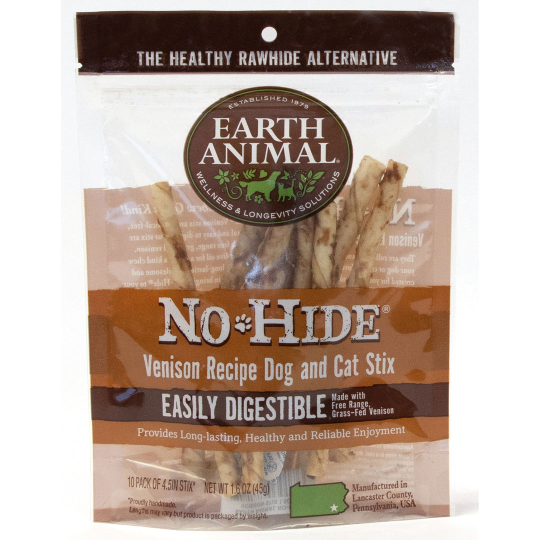 Earth Animal No Hide Venison Dog Chew Stix