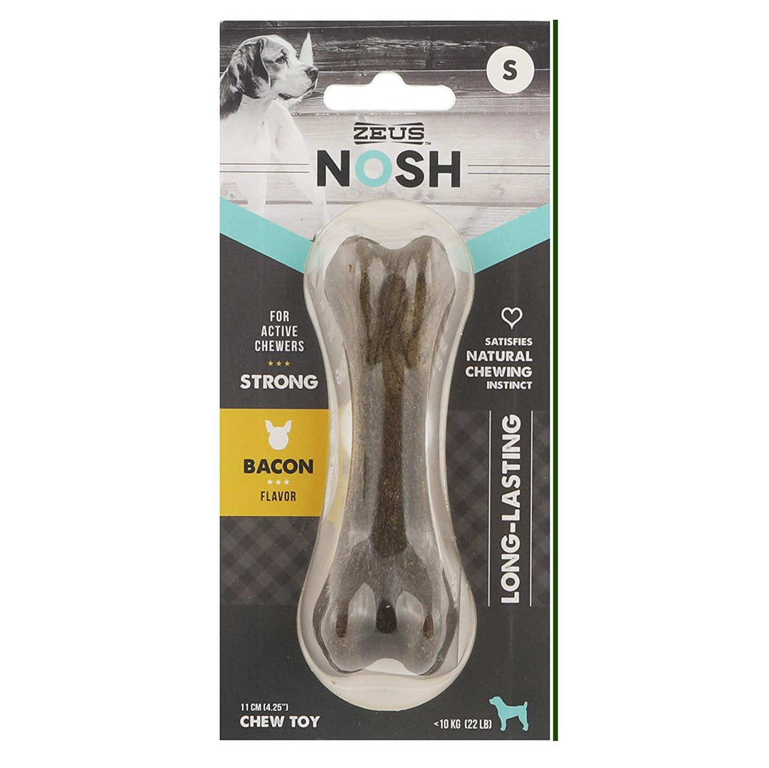 ZEUS NOSH CHEW BONE BACON SML
