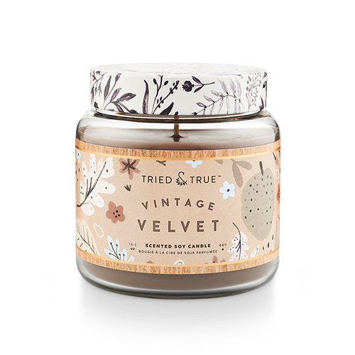 Tried & True Vintage Velvet 15 oz. Jar Candle